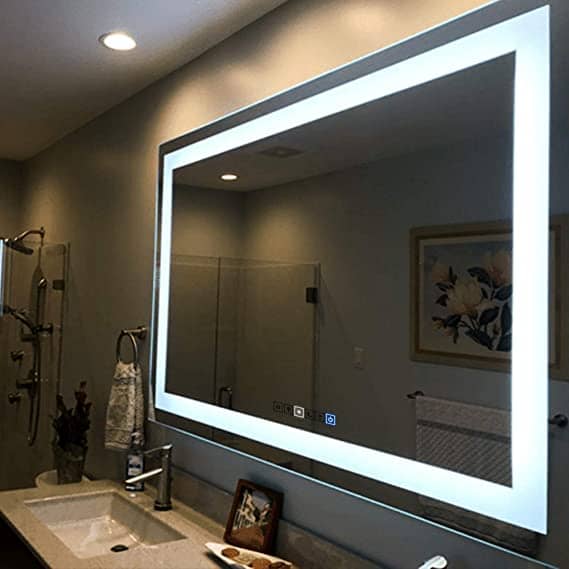 LED Mirror for the Vanity Room