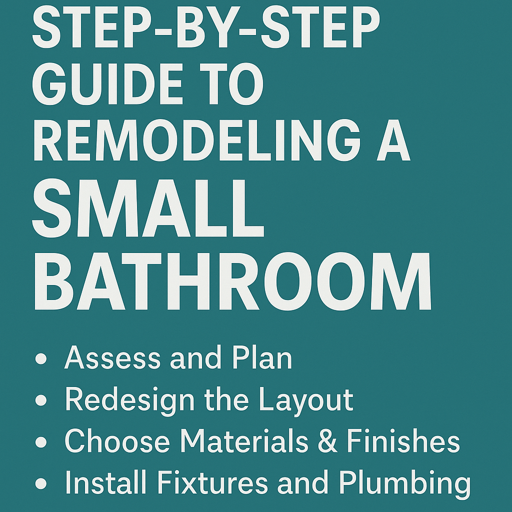 Step-by-Step Guide to Remodeling a Small Bathroom (2025)