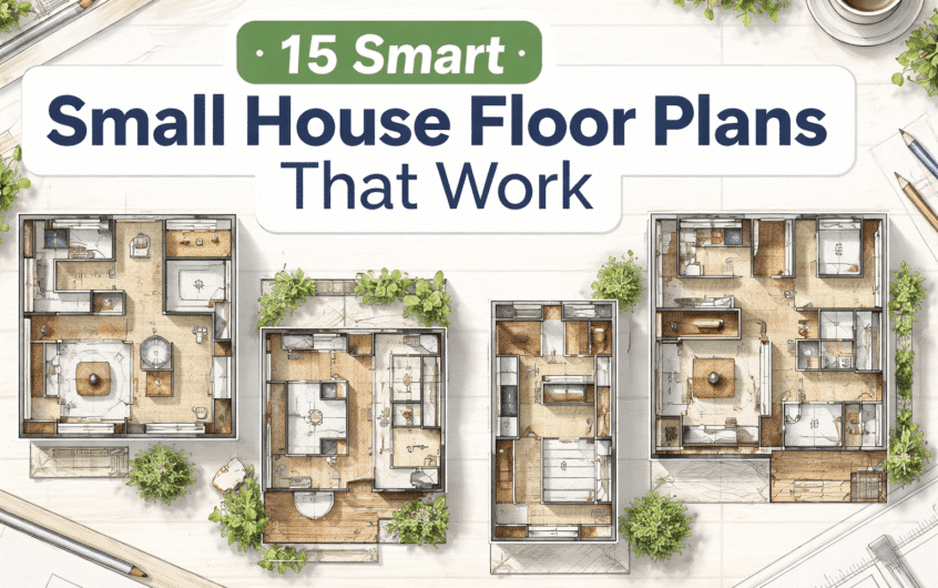15 Smart Small House Floor Plans That Work (Space-Saving & Practical)