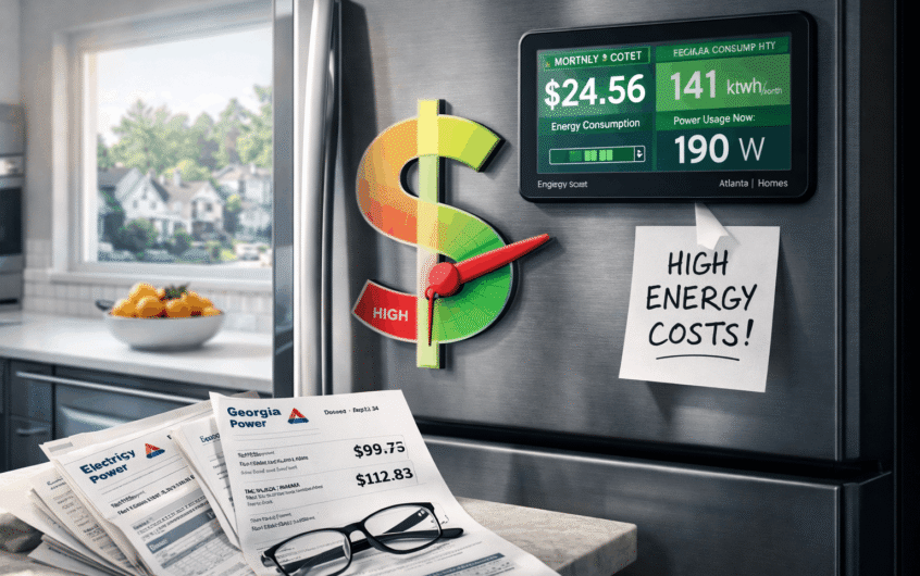 How to Reduce Refrigerator Energy Costs in Atlanta Homes? (Smart Usage Guide)