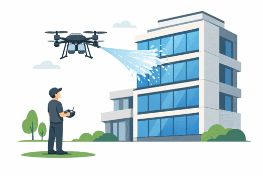 Drones and the Future of Exterior Cleaning: How Technology is Transforming an Industry